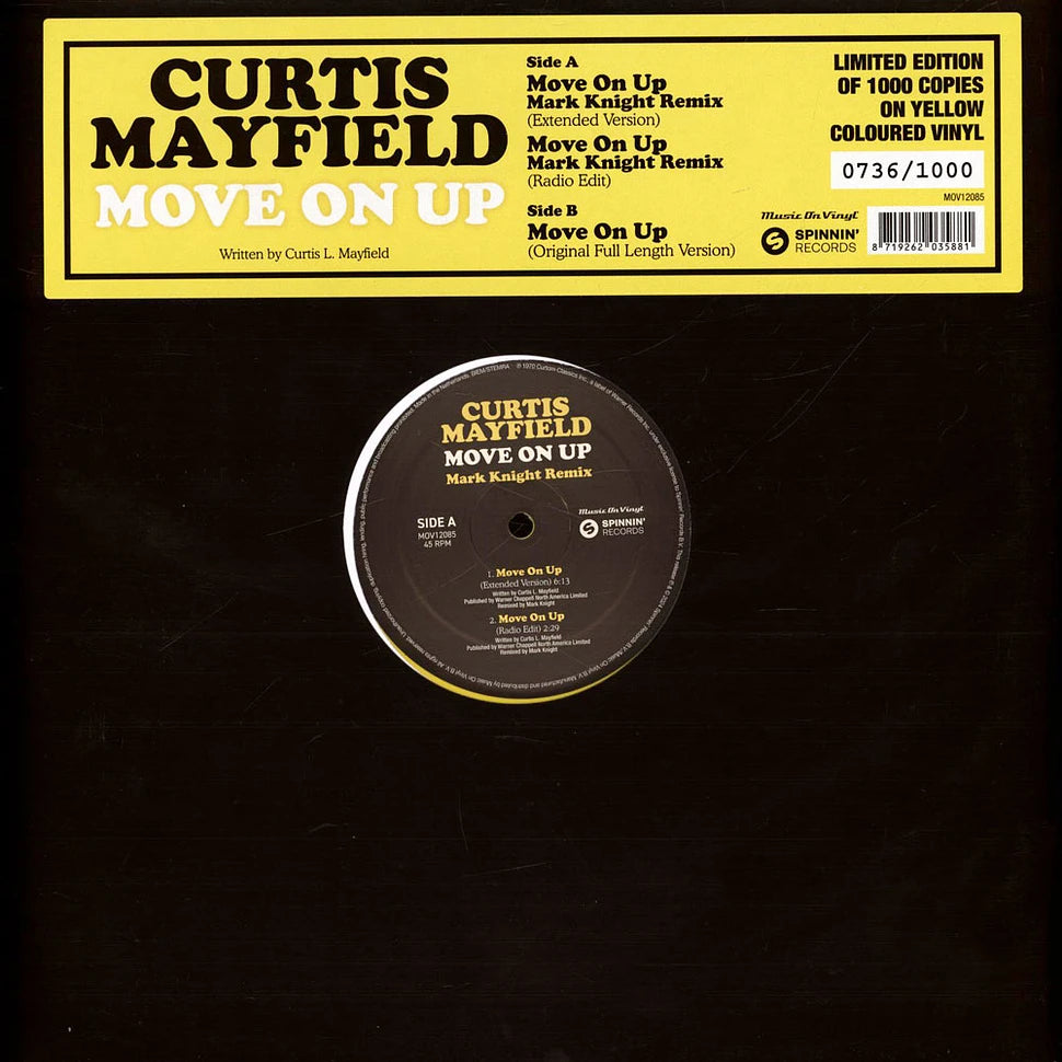 Move On Up (Mark Knight Remix) (Limited Yellow)
