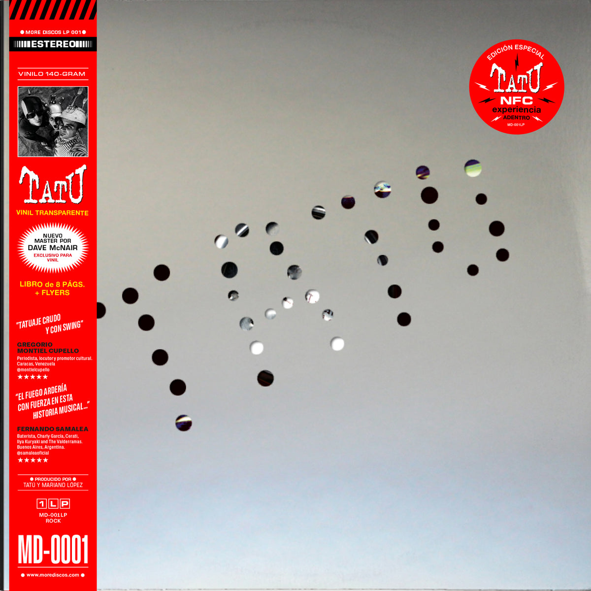 Tatú - PRE ORDER - Edición Limitada (Clear Vinyl, Gatefold, Booklet)